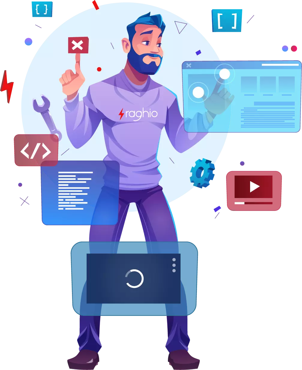 Raghio Trabajos de Diseño Web y Desarrollo Web